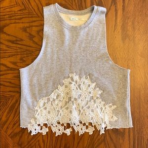 Urban Outfitters Sleeveless Lacy Top, Kimchi Blue